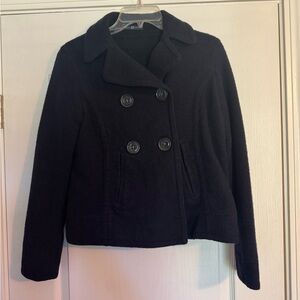 Navy blue gap women’s pea coat